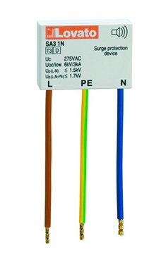 Mini Scaricatore Sovratensione Tipo 3 1P+N 230Vac Da Incasso